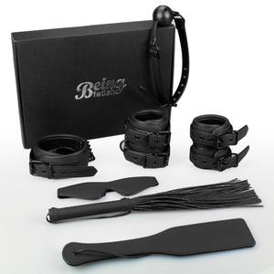 7PSC Luxury Matte Professional Bondage Kit 7-Piece Advanced BDSM Adult Bondage Set for Couples