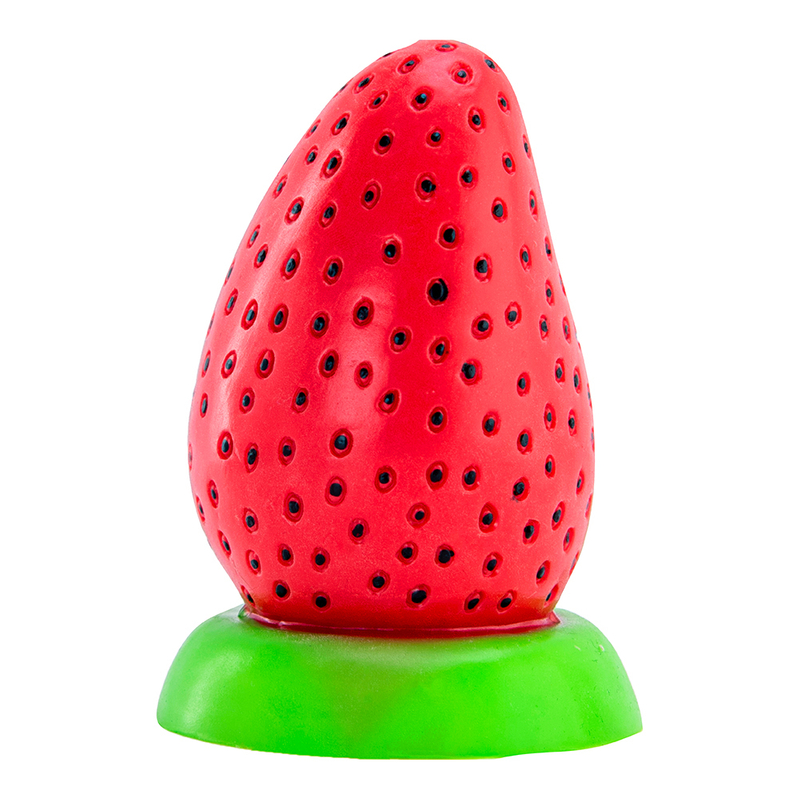 Cute Silicone Butt Plug in Strawberry Shape Shapes Prostate Massager and Masturbation Toy for Men and Women