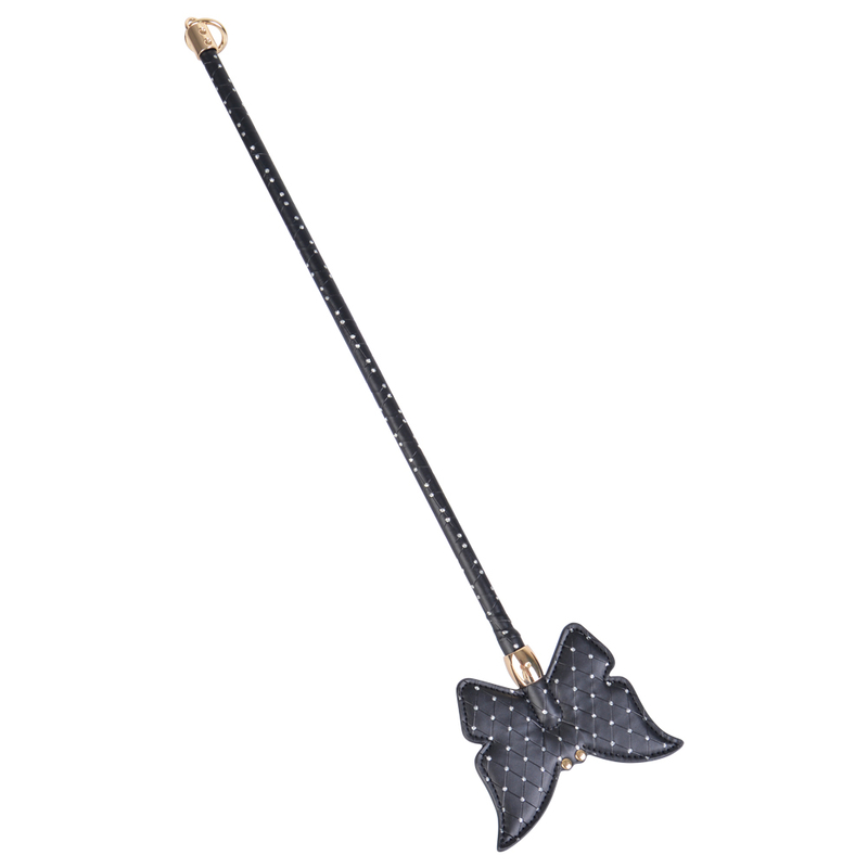 Butterfly Shaped Bdsm Bondage Spanking Paddle with Rhinestone Decoration Adult Sex Toy