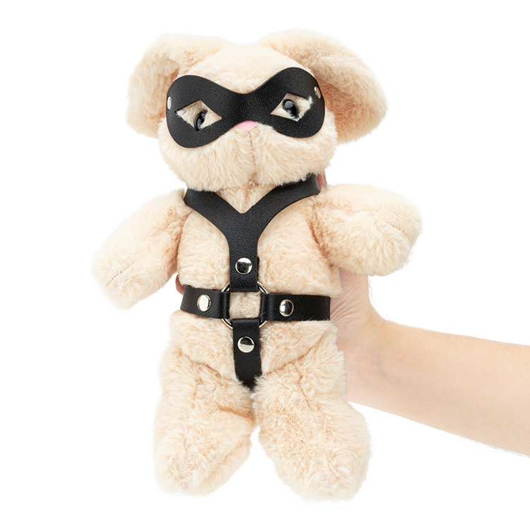 Creative Christmas Gift Gothic Rabbit Leather Vest Belt Set