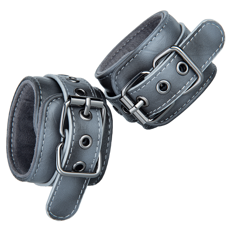 Adult SM Bondage Handcuffs PU Leather BDSM Restraint Toys for Couples