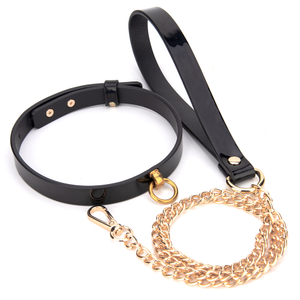 Women Roleplay Luxury Collar and Sex Toys Adjustable Slave Restraints Adult Products SM Bondage Collar for Couples