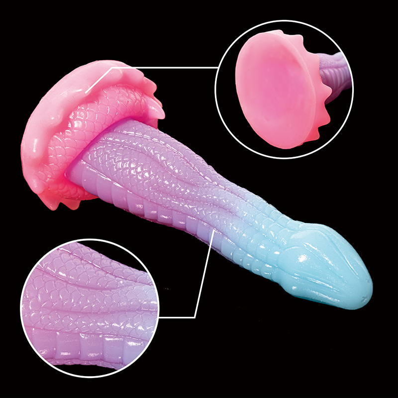 The Dark Monster Dildo Artificial Sucker Big Penis 