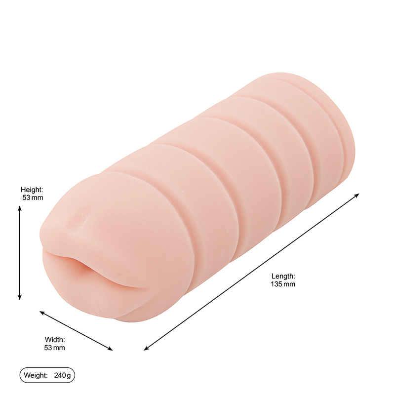 Male Sex Toy Real Touch Masturbation Pussy Mouth Blow Job Masturbator 