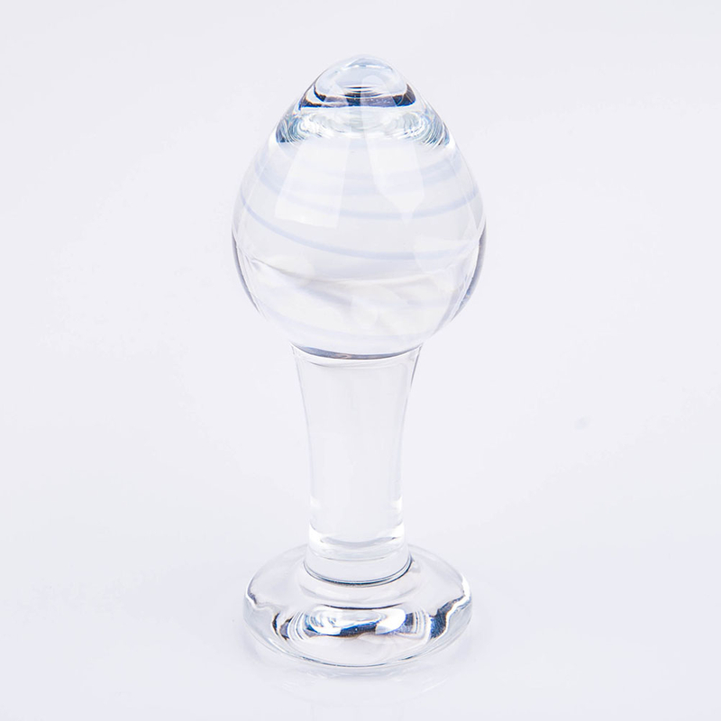 Small Adult Crystal Glass Diamond Inlaid Anus Expander Large Anal Plug