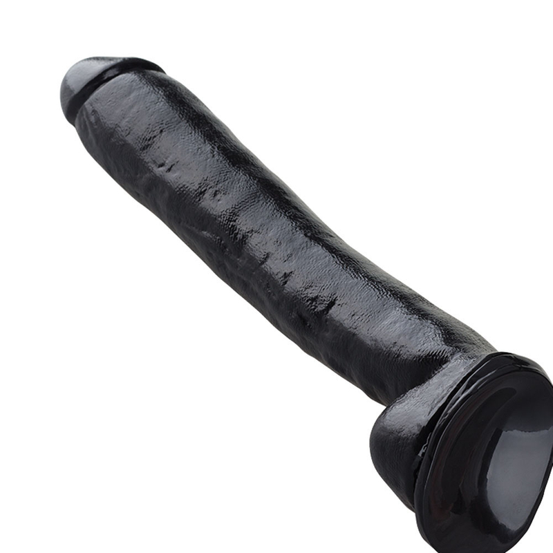 Advanced Lifelike Soft Huge PVC Dildo Long Stimulation with Flared Base for Prostate Play