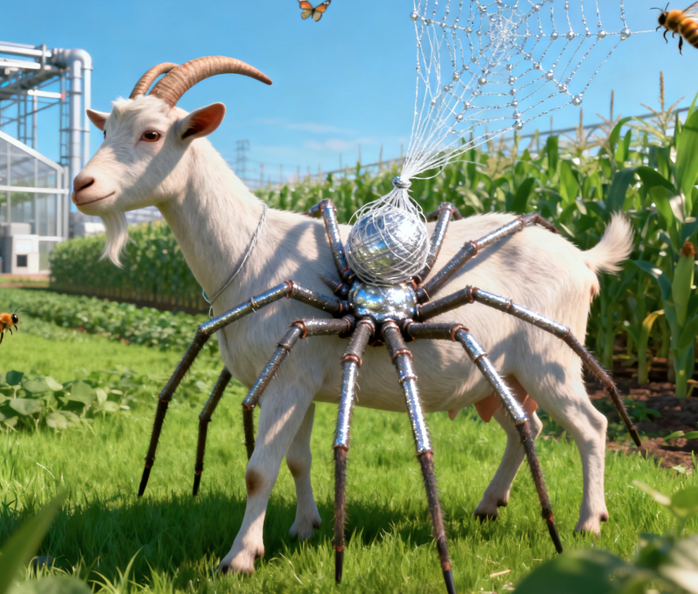 Spider-Goat Farming মাকড়সা-ছাগল পালন