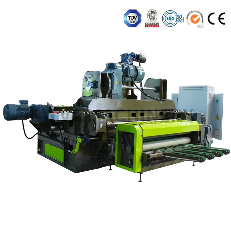 Veneer peeling machine ماكينة تقشير القشرة