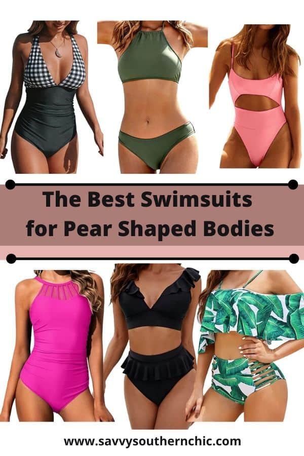 I migliori swimsuits per i corpi in forma di pear
