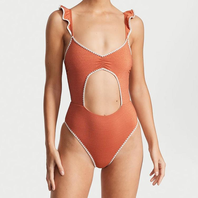 Cotton Aon-phíosa Swimsuit