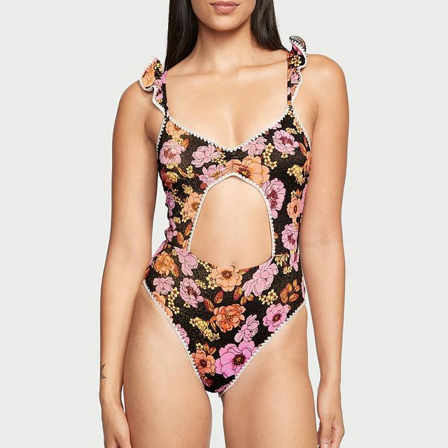 Maillot de bain à volants doux