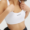 Soutien-gorge de sport à bretelles pour femmes blanc