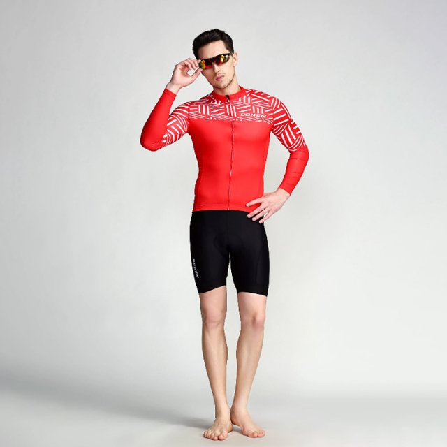 Maglie ciclismo uomo senza cuciture alla moda