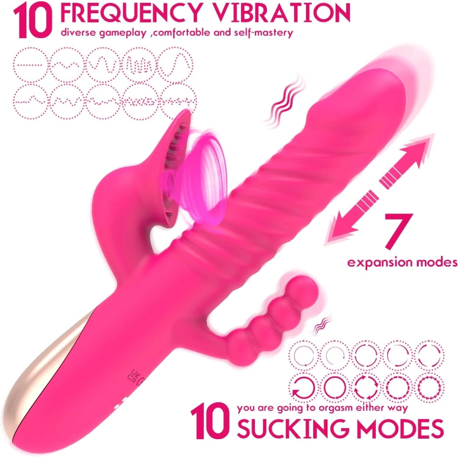 G-Spot Retractable Function Vibrator