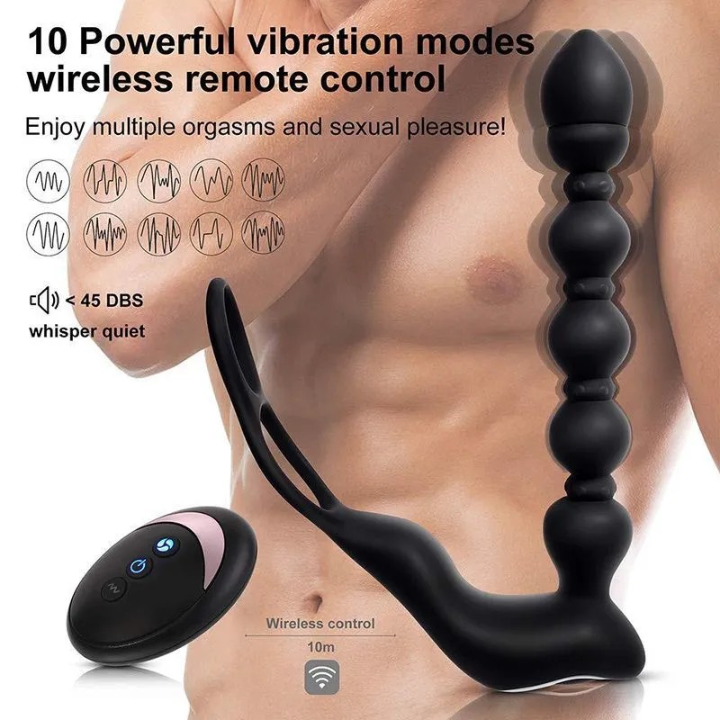 Ergonomic Prostate Stimulator with Remote Control