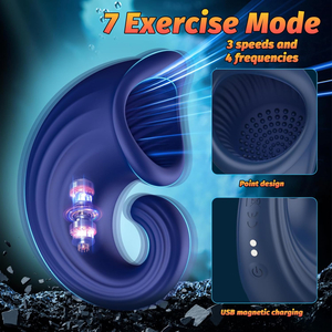 360 Degree Silicone Bead Wrap 10 Touch Vibration