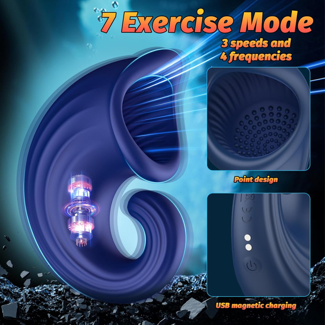 360 Degree Silicone Bead Wrap 10 Touch Vibration