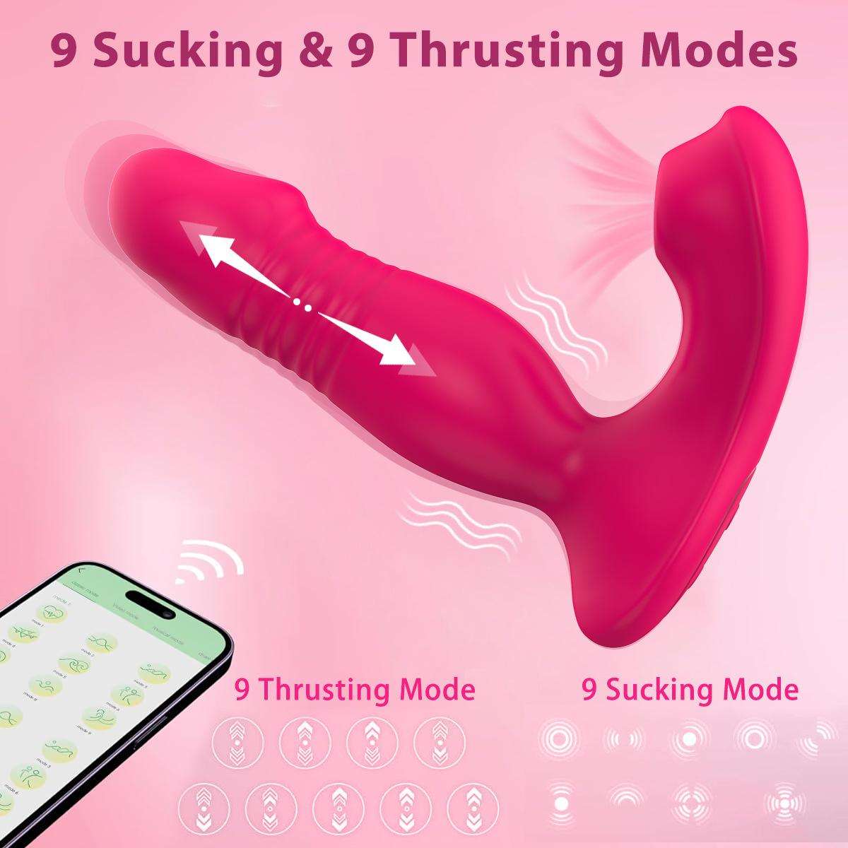 Upgraded Thrusting Dildo Vibrator