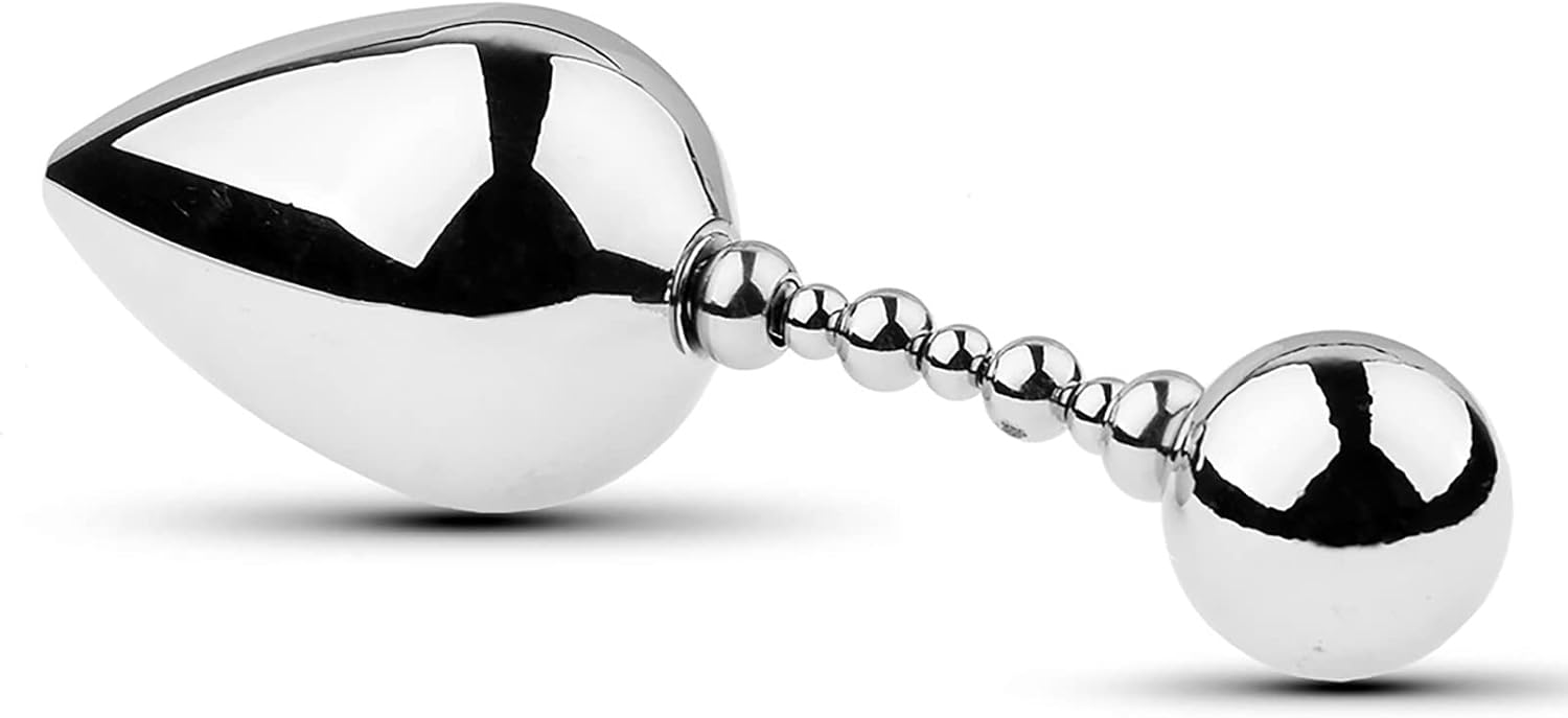 Metal Double-headed Anal Plug 