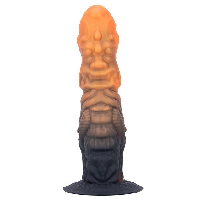Mixed Color Long Man Dildo Anal Plug