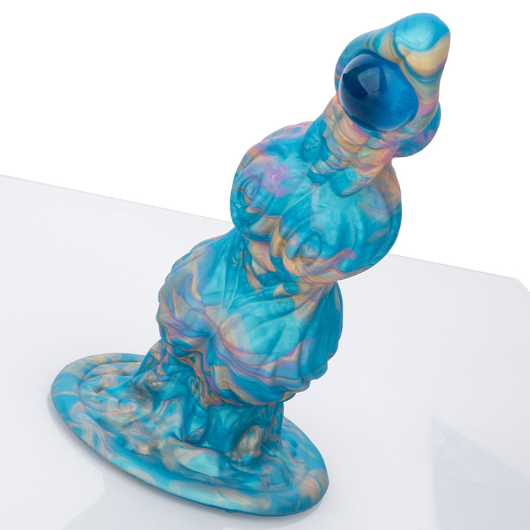 Colorful Glass Beads Female Masturbation Dildo