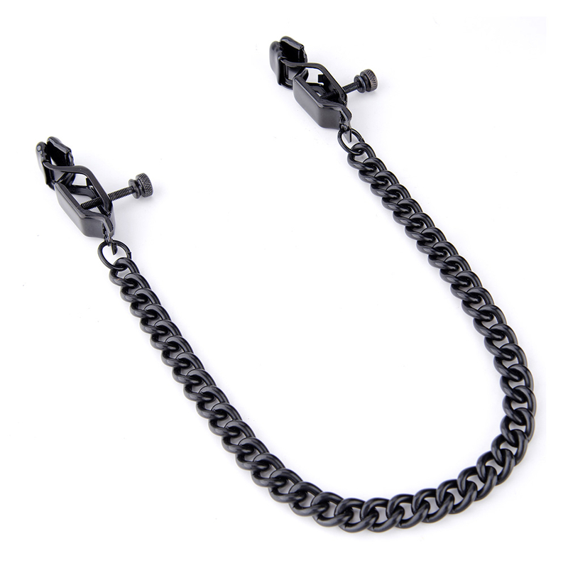  Friendly Best Selling Adjustable Nipple Clamps with Chain Necklace for BDSM