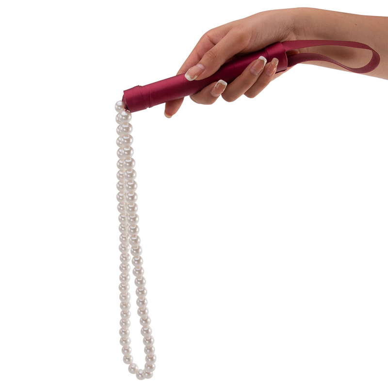 Paddle Soft Leather Pearl Chain Whip Fetish Sex Toys PU Whip Flogger Products 