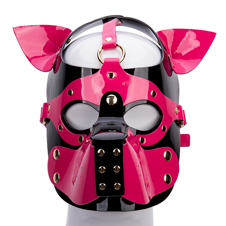 BDSM Erotic Slave Sex Products Dog Eye Mask Restraint Blindfold Bondage Set