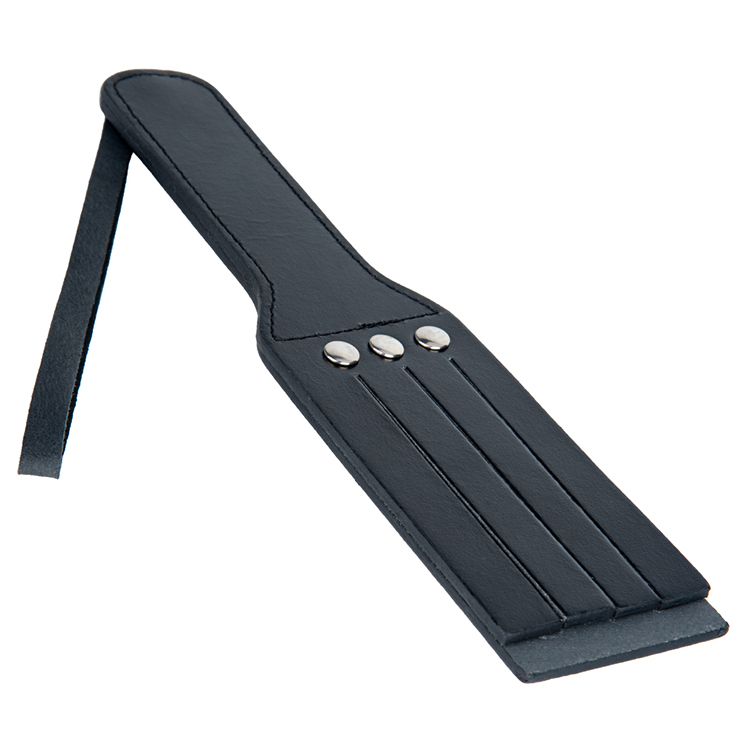 Wholesale Black PU Leather Spanking Paddle Kit with Rivet for Couple BDSM Bondage Sex Games