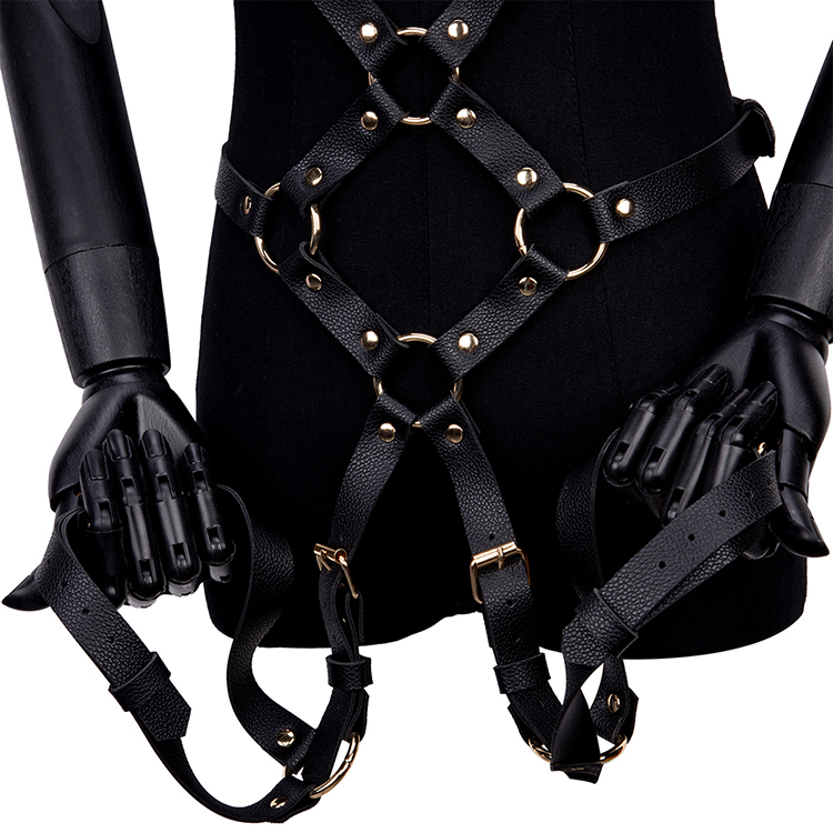 Bondage Set for SM Roleplay Tailored for Breast Bondage and Slave Fantasy Enactment