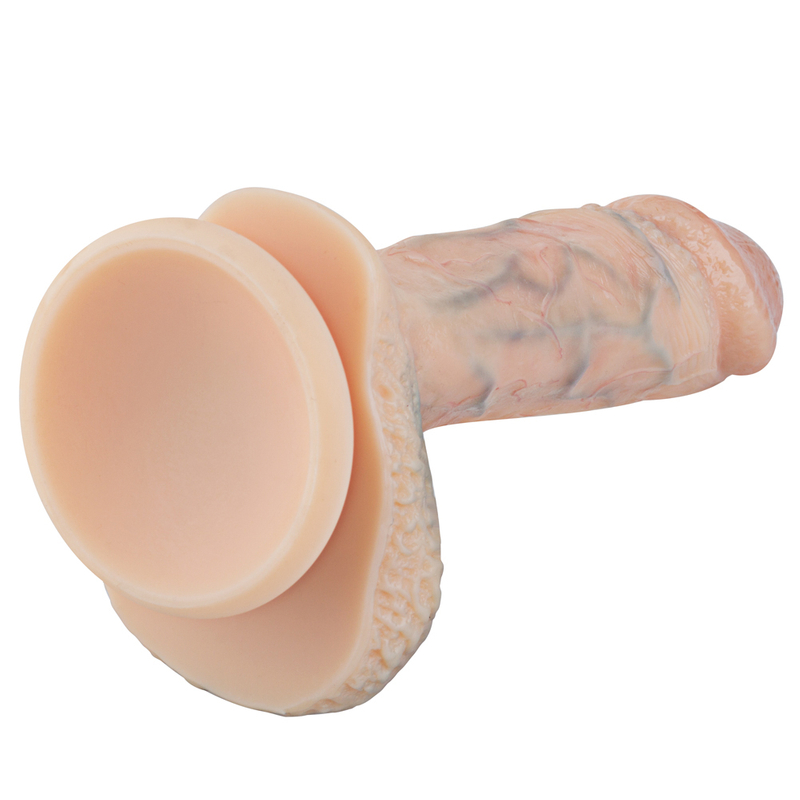 Realistic Penis Dildo with Skin like Silicone Material and Strong Suction Cup for Gay Anal and Couple Use
