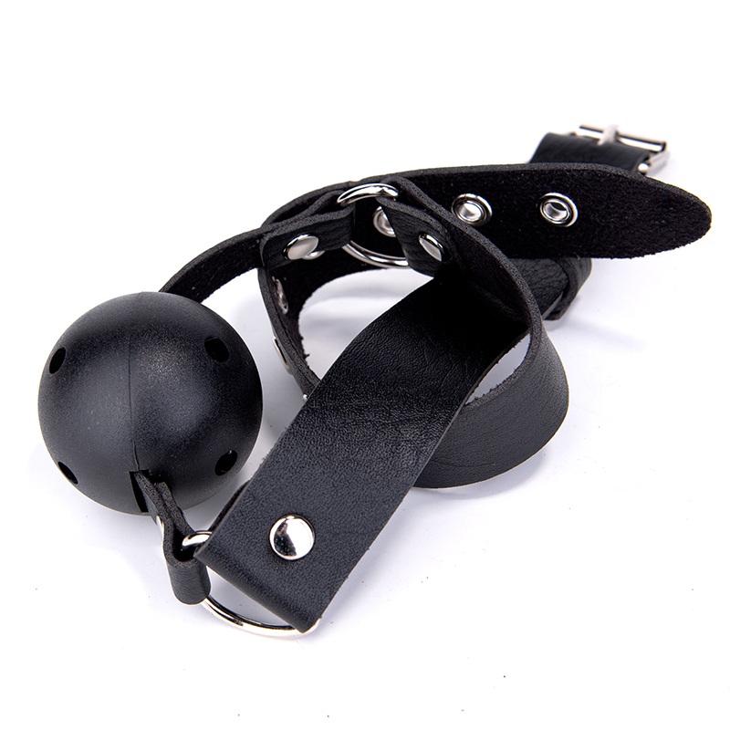 Breathable Mouth Ball Gag for Fetish Ladies Sex Toys Adjustable Silicone BDSM Bondage for Adults