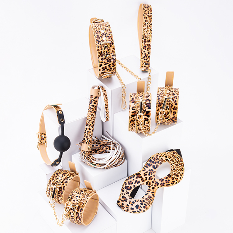 BDSM Adult Cosplay Bondage Set 6 Piece Collection for Couples' Flirting and SM Adventures