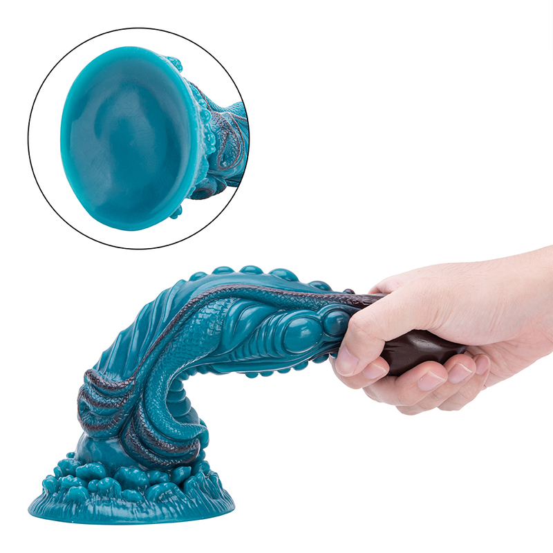 Alien Realistic Silicone Knotted Huge Penis Dildo for G Spot Stimulation Adult Sex Toy for Women