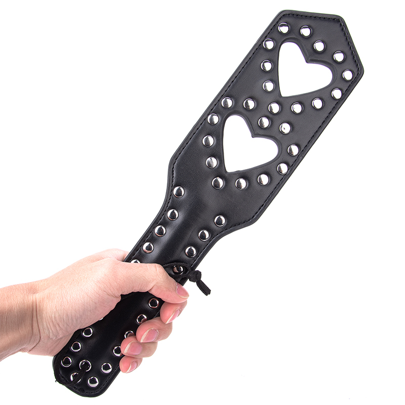 Paddle Bondage Restraint Gears PU Leather Faux Leather XO Spanking Paddle for Sex Play Paddle for Adult