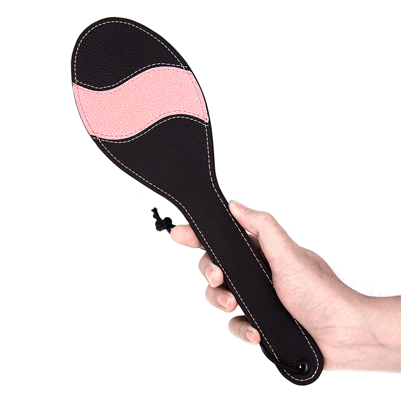 Hot Selling New Erotic Training Sm BDSM PU Racket Long Shaft Paddle Whip Adult Sex Toy