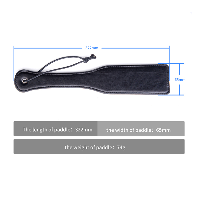 Premium PU Leather Paddle Minimalism Design BDSM Kinky Fetish Pain Play Pu Leather Slave Spanking Paddles