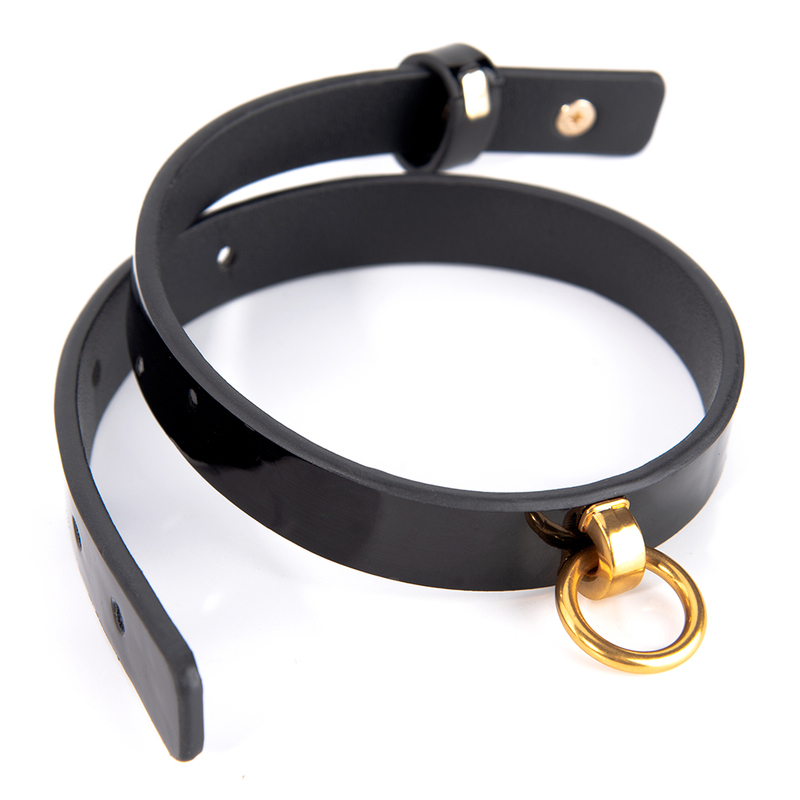 Women Roleplay Luxury Collar and Sex Toys Adjustable Slave Restraints Adult Products SM Bondage Collar for Couples