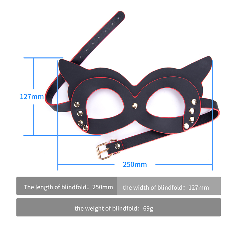 PU Leather SM Game Play Sexy Blindfold