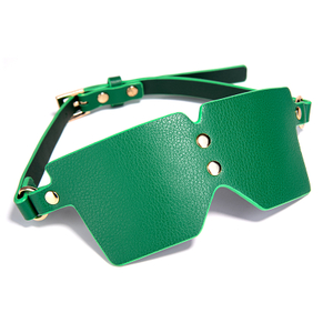 Fetish PU SM Blindfold Couple Adult Tool For Edgy Woman