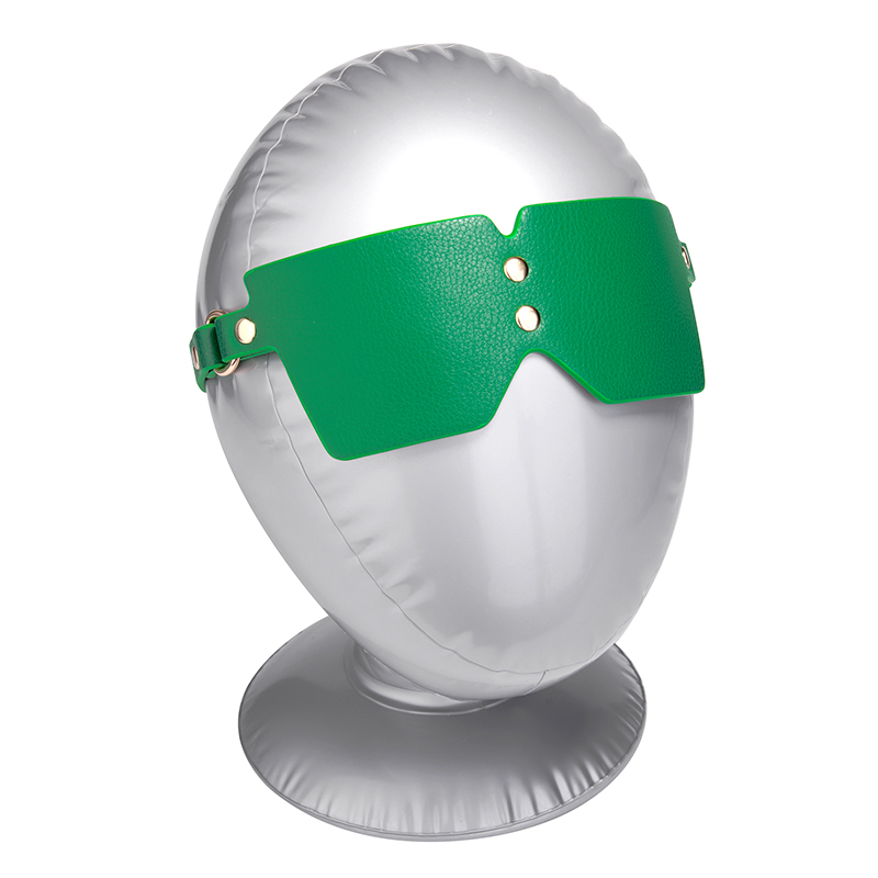 Fetish PU SM Blindfold Couple Adult Tool For Edgy Woman