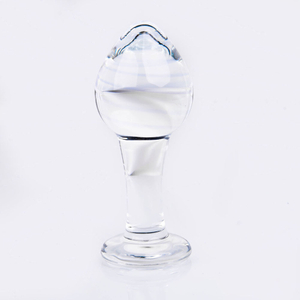 Small Adult Crystal Glass Diamond Inlaid Anus Expander Large Anal Plug