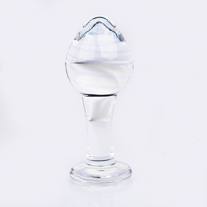 Small Adult Crystal Glass Diamond Inlaid Anus Expander Large Anal Plug