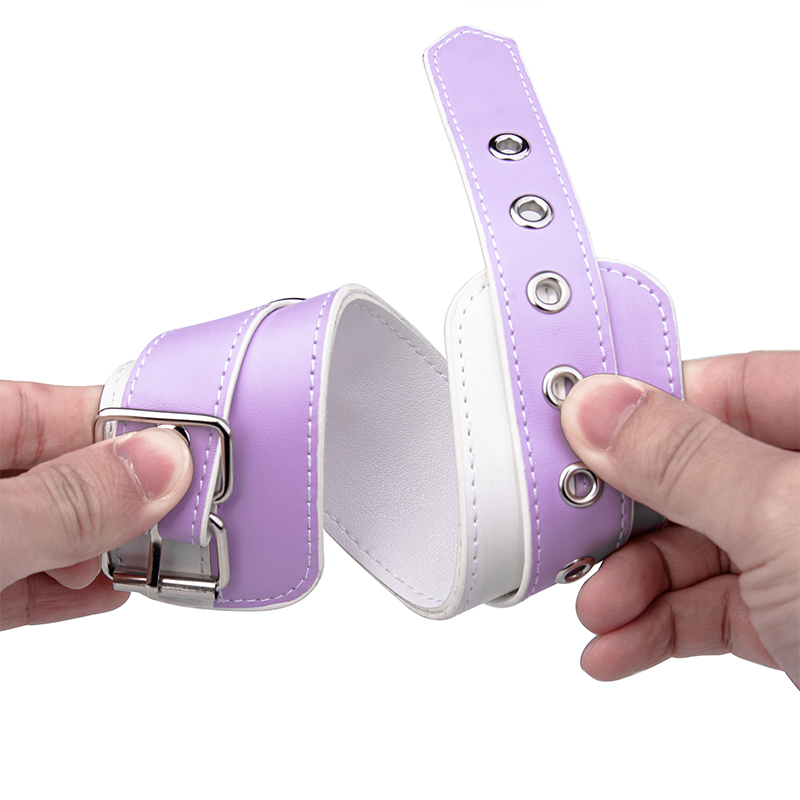 Bondage SM Handcuff and Foot ankle cuffs bracelet Restraints for Sex Games Restraint with Adjustable Buckle Style