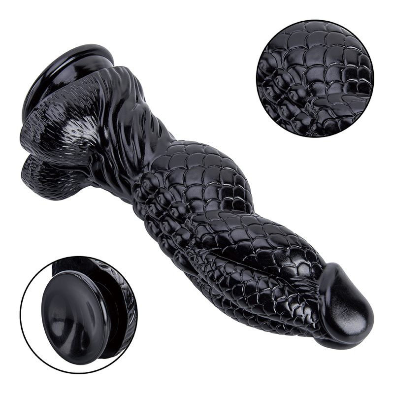 Fantasy Monster Dog Knot Dildo Thick Penis with Strong Suction Cup for Women's Animal Anal Play