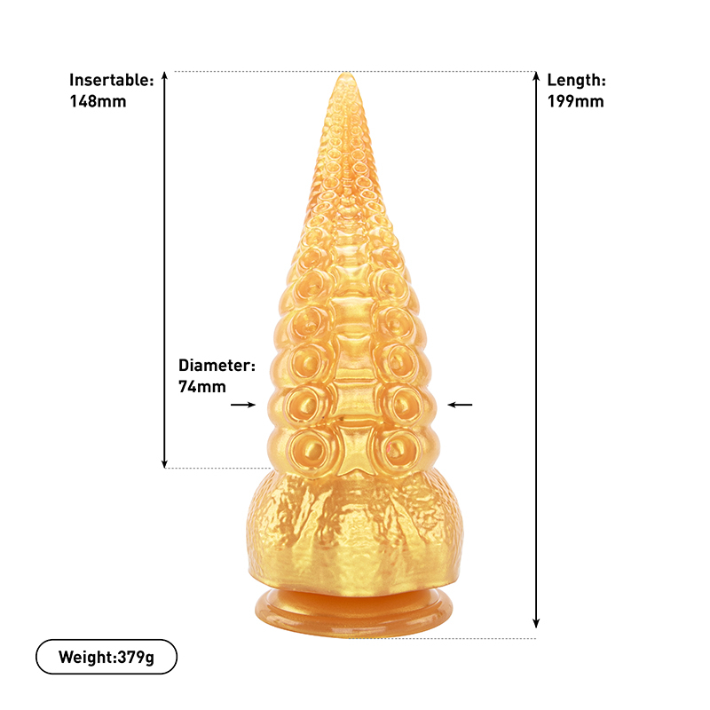 Big Thick Octopus Design Colorful Fantasy Dildo for Wholesale Adult Toy