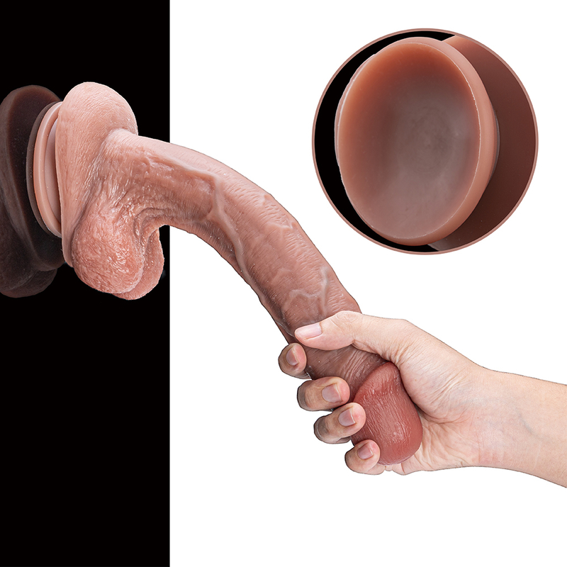  Hot-selling High Level Emulator Suction Cup Realistic Adult Dildo
