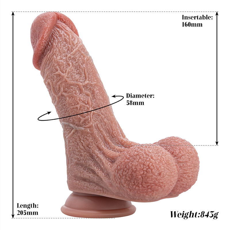 Giant Emulator Suction Cup Masturbation Realistic Adult Dildo
