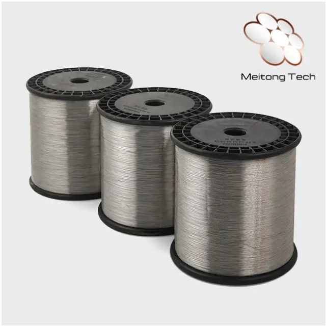 Nickel plated copper wire سلك نحاسي مطلي بالنيكل