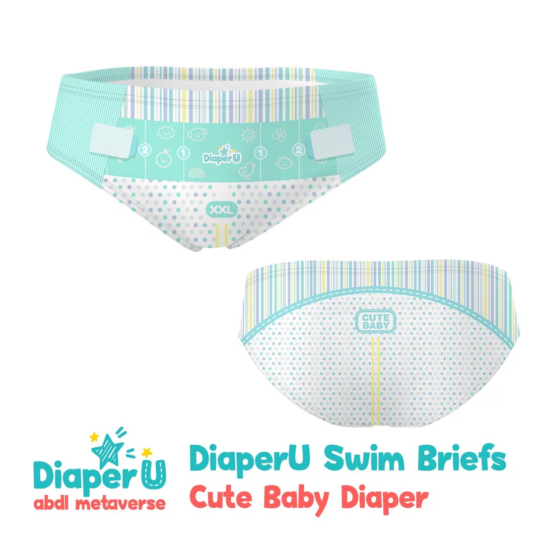 diaperU swim briefs